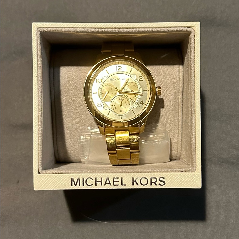 Michael Kors Gold Chronograph Watch